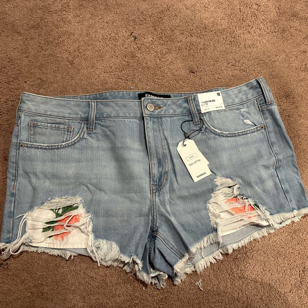 NWT Express Denim Shorts